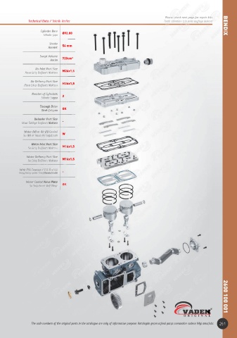 Catalogs auto parts for car and truck