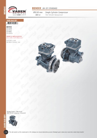 Catalogs auto parts for car and truck