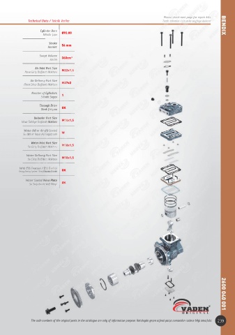 Catalogs auto parts for car and truck