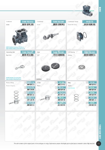 Catalogs auto parts for car and truck