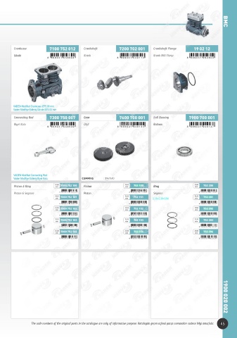 Catalogs auto parts for car and truck