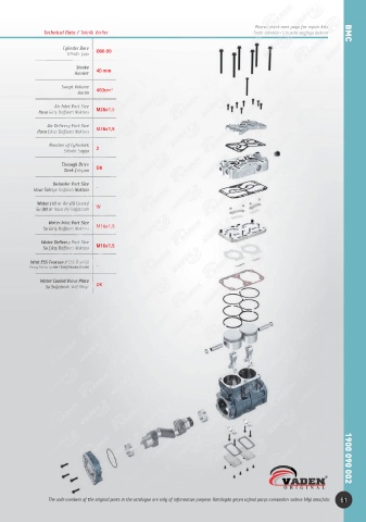 Catalogs auto parts for car and truck