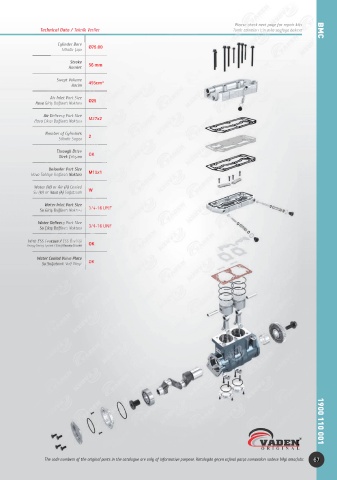 Catalogs auto parts for car and truck