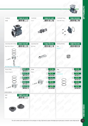 Catalogs auto parts for car and truck