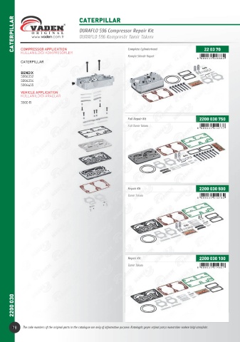 Catalogs auto parts for car and truck