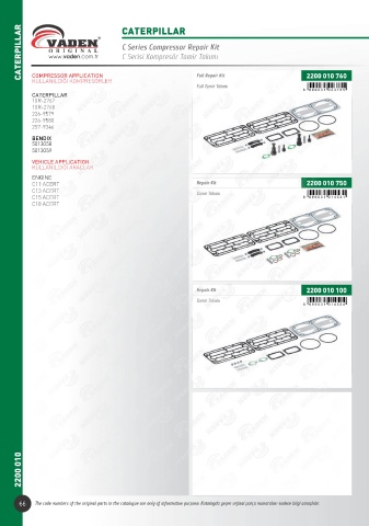 Catalogs auto parts for car and truck