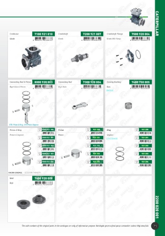 Catalogs auto parts for car and truck