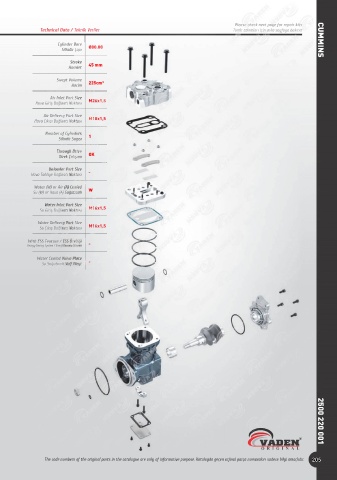 Catalogs auto parts for car and truck