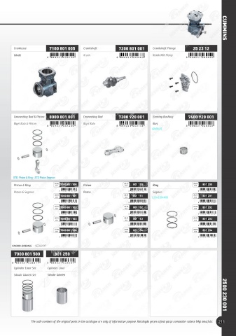 Catalogs auto parts for car and truck