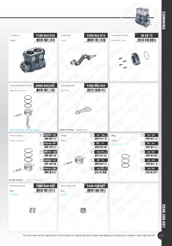 Catalogs auto parts for car and truck