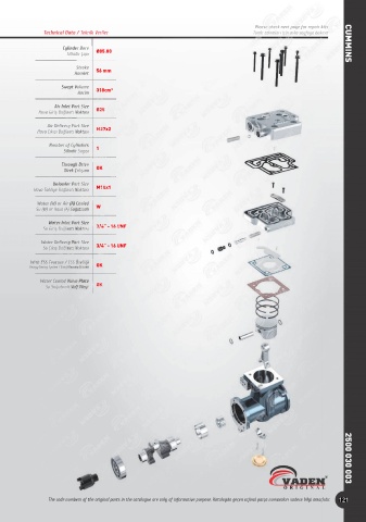 Catalogs auto parts for car and truck