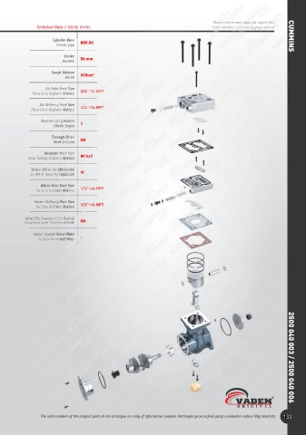 Catalogs auto parts for car and truck