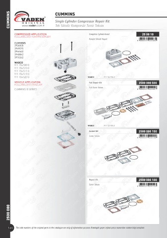 Catalogs auto parts for car and truck