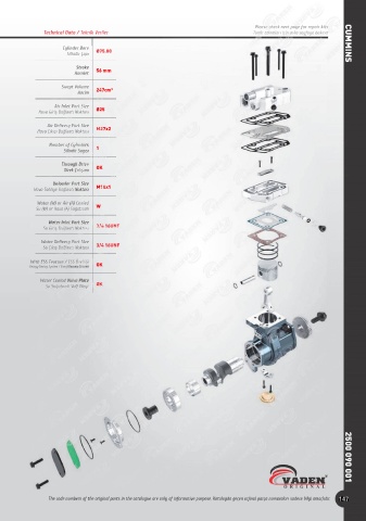 Catalogs auto parts for car and truck