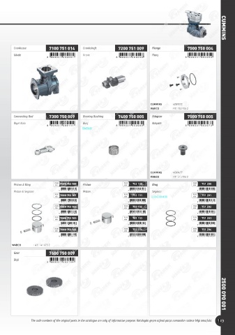 Catalogs auto parts for car and truck