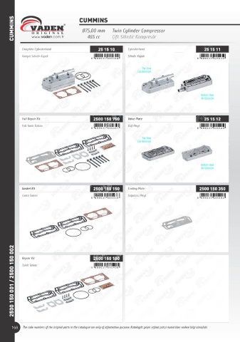 Catalogs auto parts for car and truck