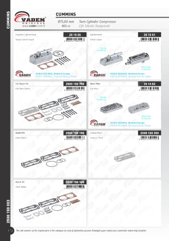 Catalogs auto parts for car and truck