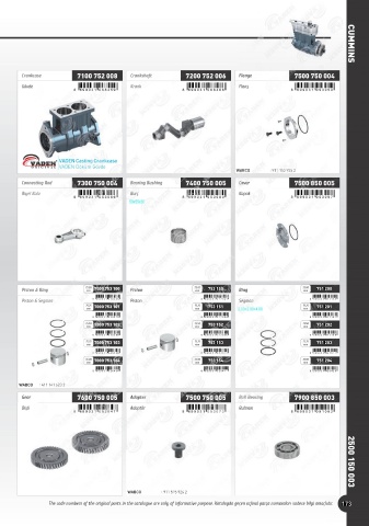 Catalogs auto parts for car and truck