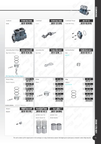 Catalogs auto parts for car and truck