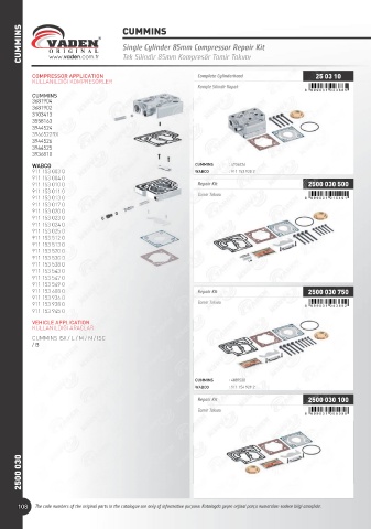 Catalogs auto parts for car and truck