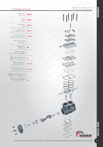 Catalogs auto parts for car and truck