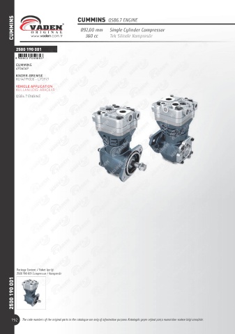 Catalogs auto parts for car and truck