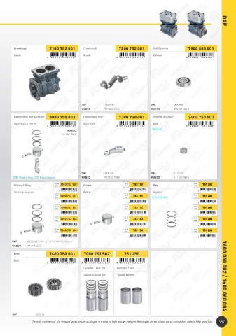 Catalogs auto parts for car and truck