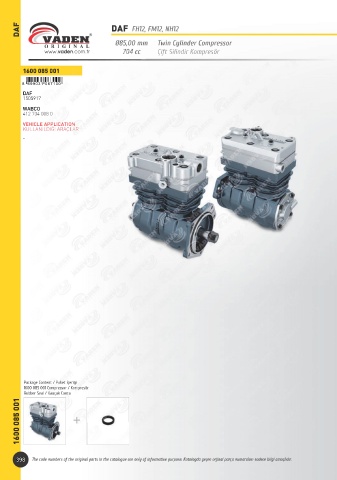 Catalogs auto parts for car and truck