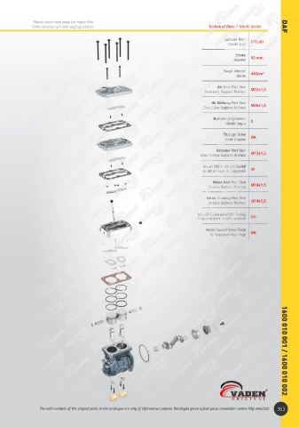 Catalogs auto parts for car and truck