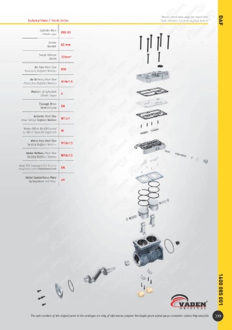 Catalogs auto parts for car and truck