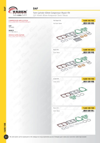 Catalogs auto parts for car and truck