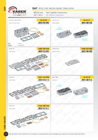 Catalogs auto parts for car and truck