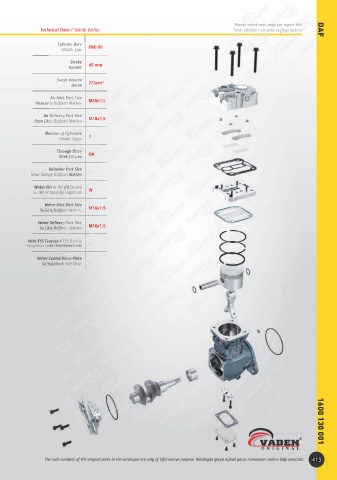 Catalogs auto parts for car and truck