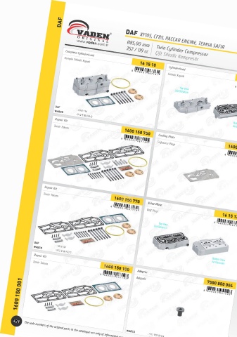 Catalogs auto parts for car and truck