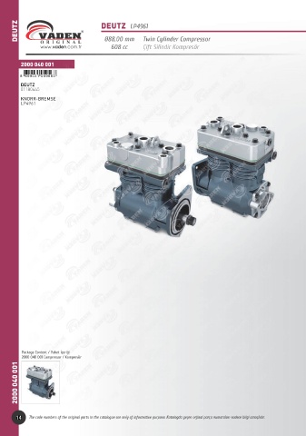 Catalogs auto parts for car and truck