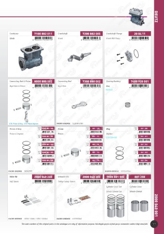 Catalogs auto parts for car and truck