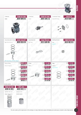 Catalogs auto parts for car and truck