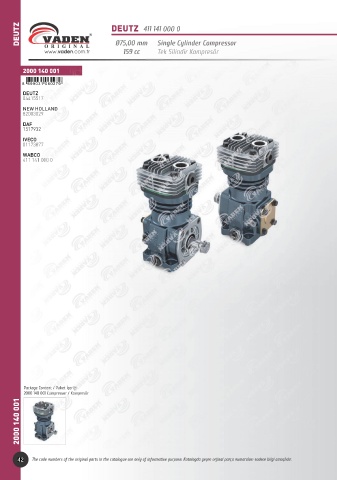 Catalogs auto parts for car and truck