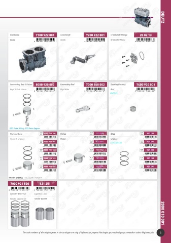 Catalogs auto parts for car and truck