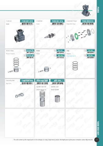 Catalogs auto parts for car and truck