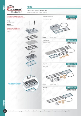 Catalogs auto parts for car and truck