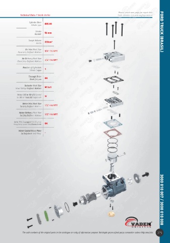 Catalogs auto parts for car and truck