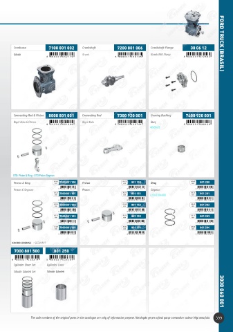 Catalogs auto parts for car and truck