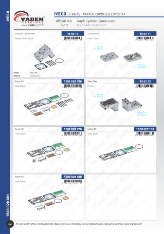 Catalogs auto parts for car and truck