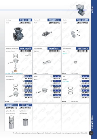 Catalogs auto parts for car and truck