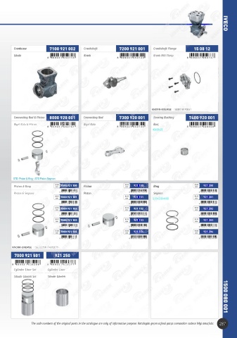 Catalogs auto parts for car and truck