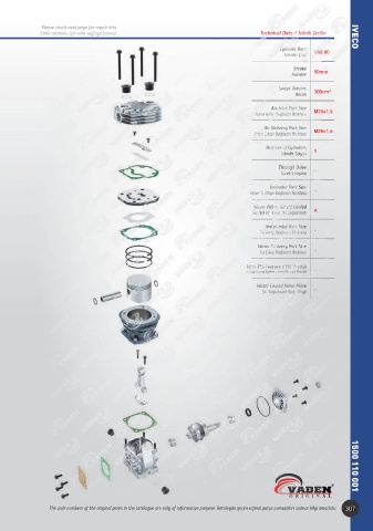 Catalogs auto parts for car and truck