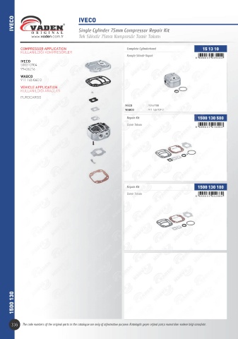 Catalogs auto parts for car and truck