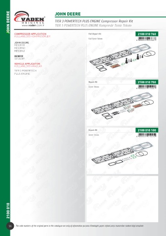 Catalogs auto parts for car and truck