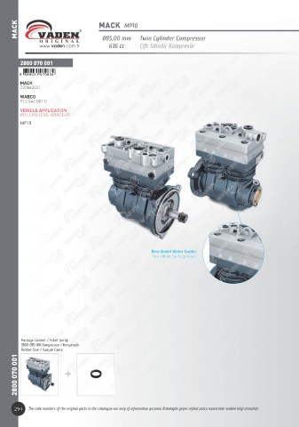 Catalogs auto parts for car and truck